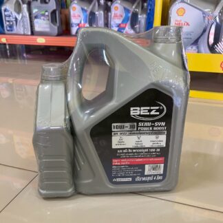  น้ำมันเครื่องกึ่งสังเคราะห์(BEZ)10W-30 SUPER4+1L