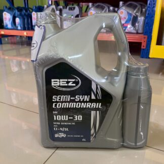 น้ำมันเครื่องกึ่งสังเคราะห์(BEZ)10W-30 SEMI-SYN 6+1 Lit