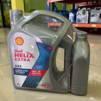 น้ำมันเครื่อง เชลล์ 0W-20 HX8ECO 4x3+1L